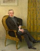 Heinrich Hellhoff Portrait des kaiserlichen Kammerherrn von Winterfeldt, in Armlehnstuhl sitzend Spain oil painting artist